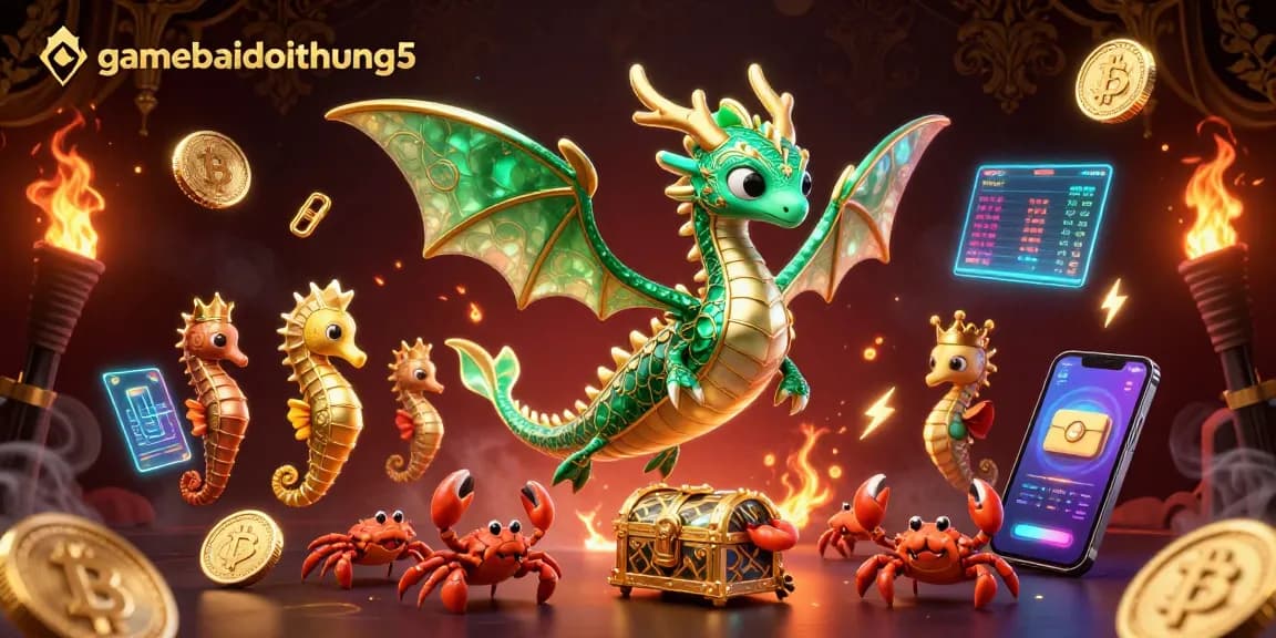 Experience thrilling gameplay with gamebaidoithuong5 as vibrant sea creatures unveil hidden treasures in an immersive casino scene.