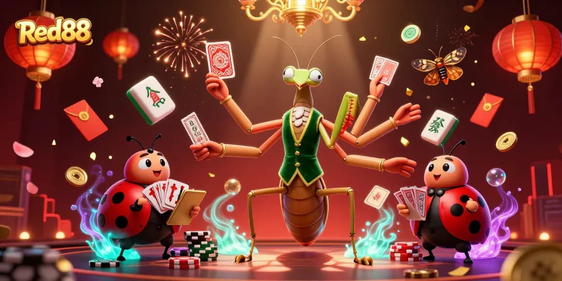 Experience thrilling games at Red88, featuring captivating elements of casino and vibrant action.