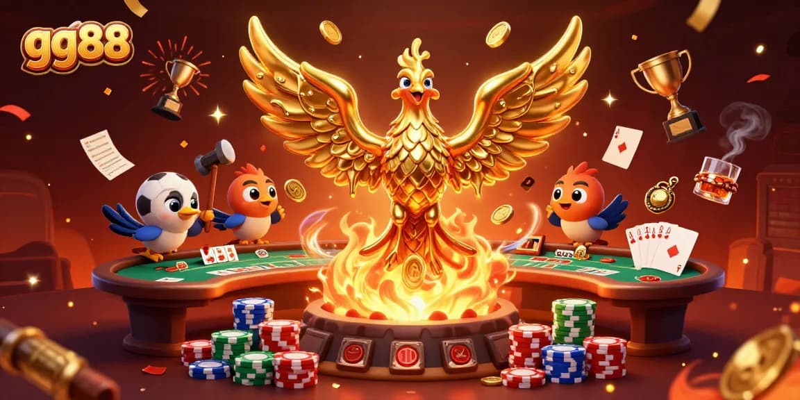 Get winning insights on gg88 with a dynamic casino scene showcasing sports betting and poker elements.