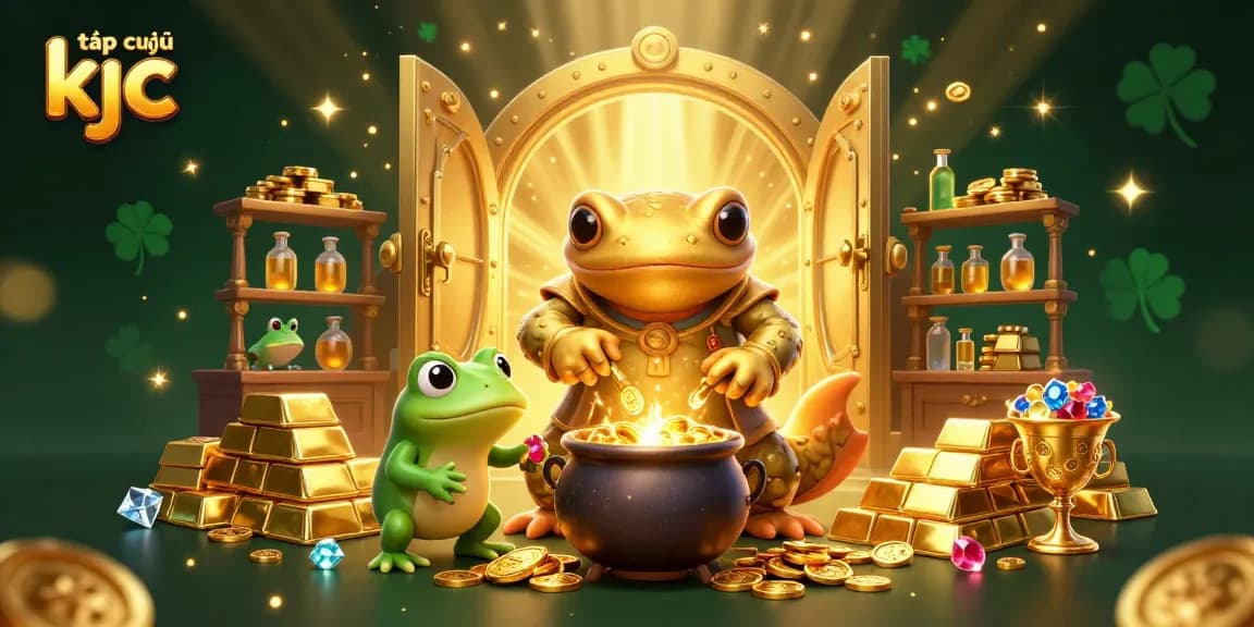 Experience the excitement with tập đoàn kjc as the giant golden salamander alchemist turns metals into riches!