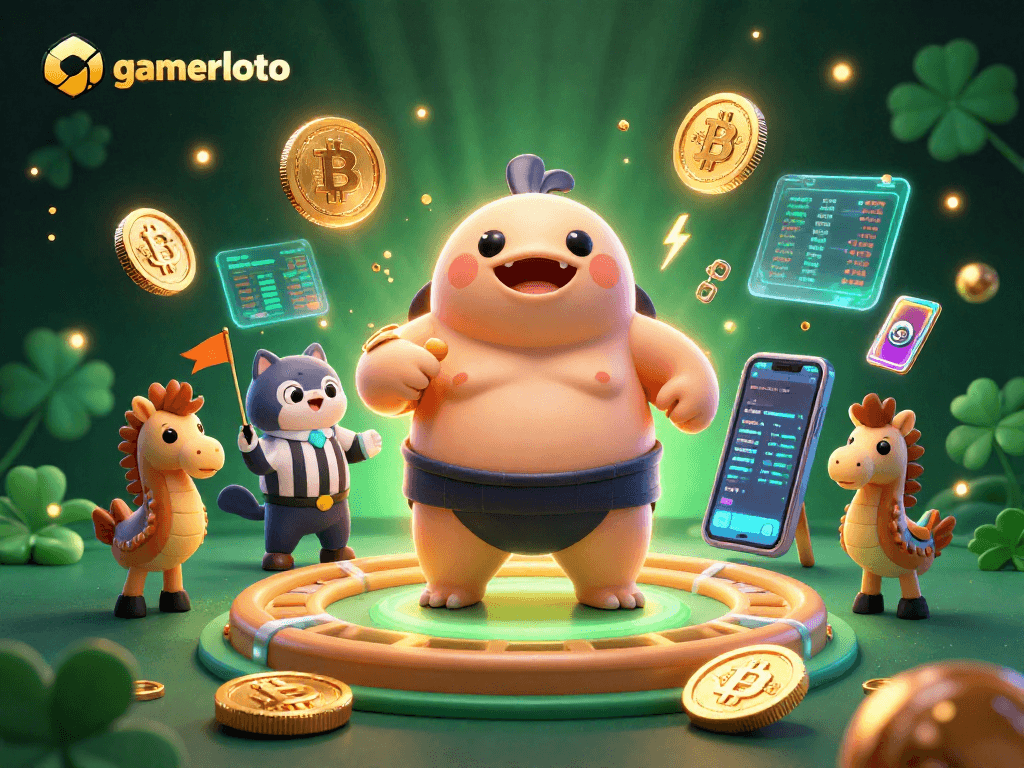 Experience interactive gameplay with gamerloto's vibrant digital casino scene featuring a lively underwater ring.
