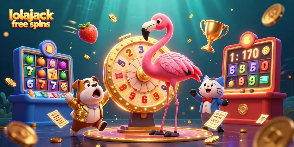 Experience thrilling wins with lolajack casino free spins in this vibrant gaming scene.