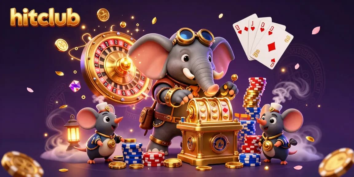 Hitclub offers a world of excitement with golden coins and a dynamic casino atmosphere, engaging every player.