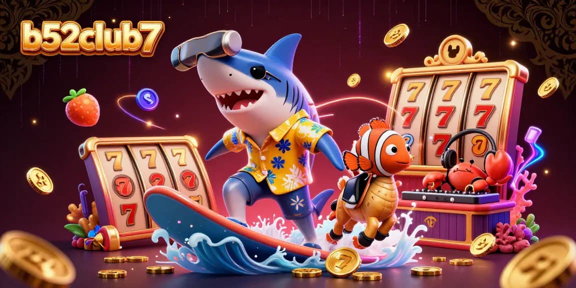 Engage with thrilling slots and jackpots at b52club7 amid an exciting underwater scene.