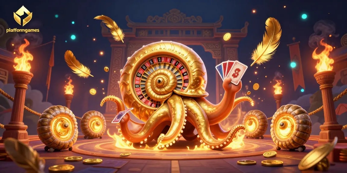 Experience high-speed excitement with platformgames as ancient nautilus spins a roulette wheel