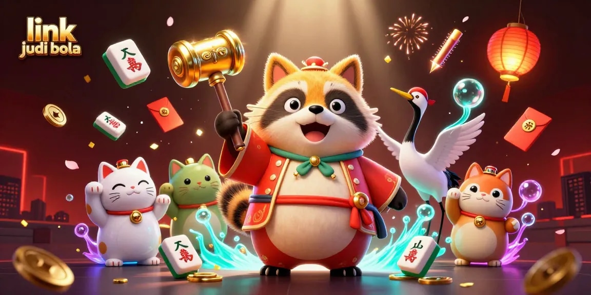 Bet on link judi bola with colorful characters and dynamic casino elements
