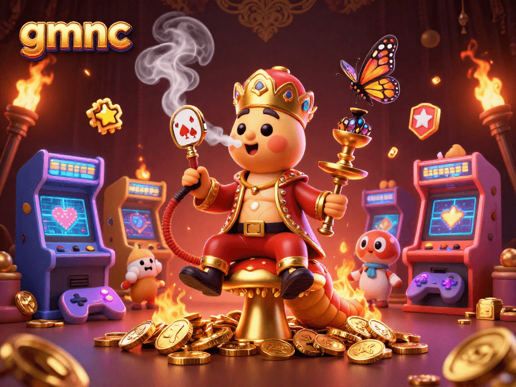 Experience winning strategies with gmnc featuring a vibrant 3D illustration of a casino scene.