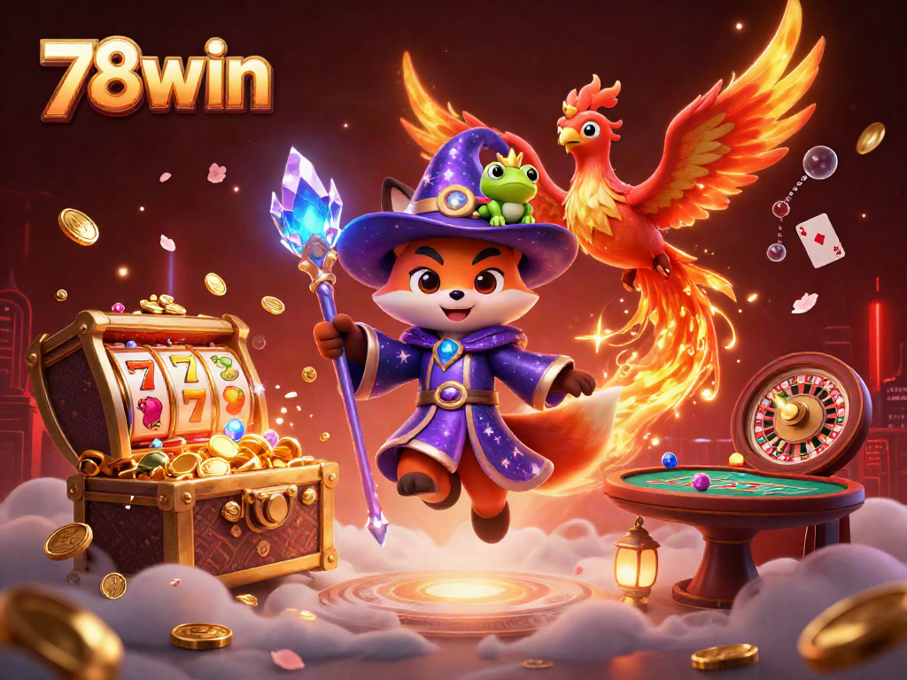 Experience thrilling gameplay with 78win as the wizard fox and phoenix unveil a realm of luck and excitement.