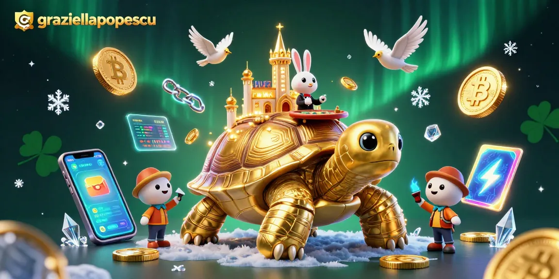 Experience exciting games at graziellapopescu's vibrant crypto casino illustration with a rabbit dealer.