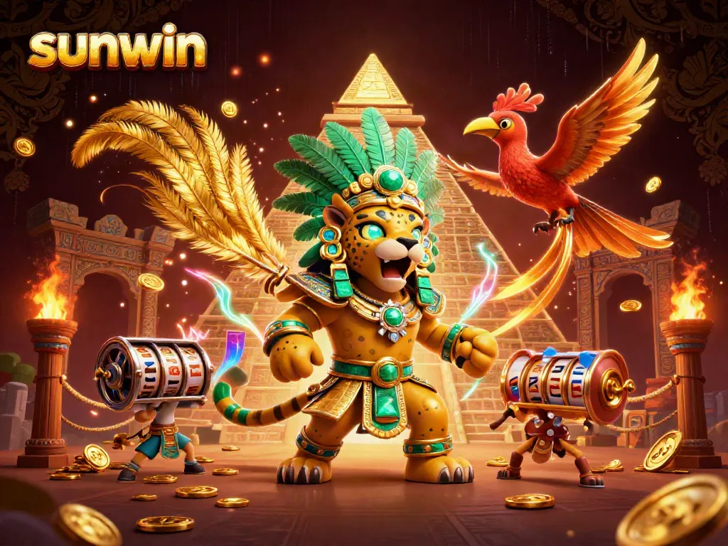 Experience thrilling gameplay at Sunwin, where ancient elements meet dynamic casino action with vibrant visuals.