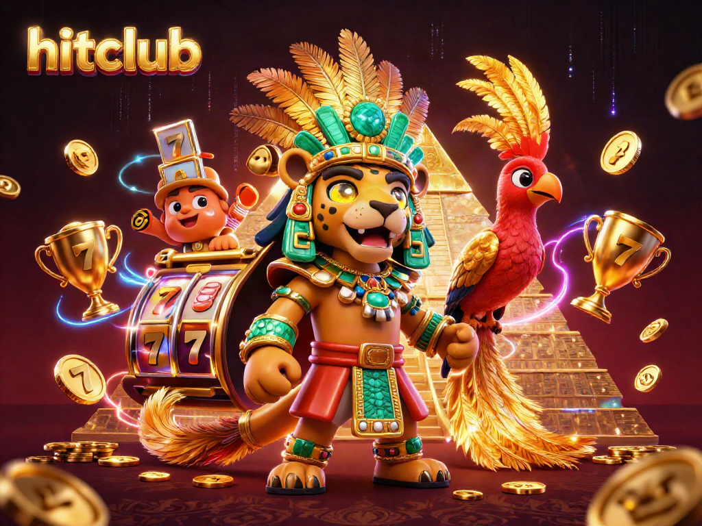 Engage in epic slots action at hitclub with dynamic jackpot reels and Mayan themed characters.