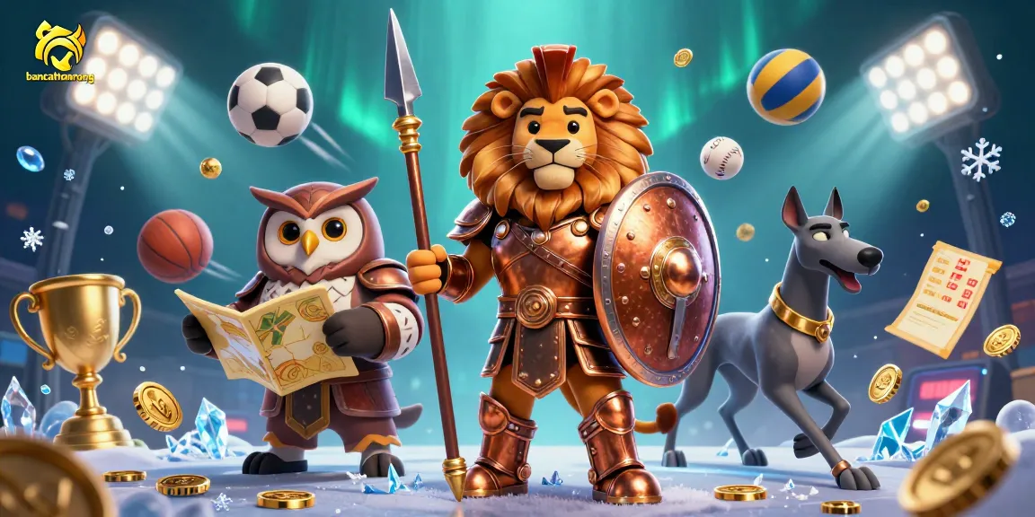 Place bets with bancathanrong and celebrate wins surrounded by dynamic sports elements.