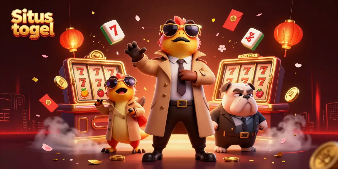 Experience Situs togel excitement with three raptors in disguise trying to enter a casino.