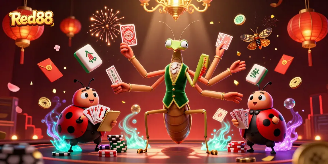 Experience thrilling games at Red88, featuring captivating elements of casino and vibrant action.