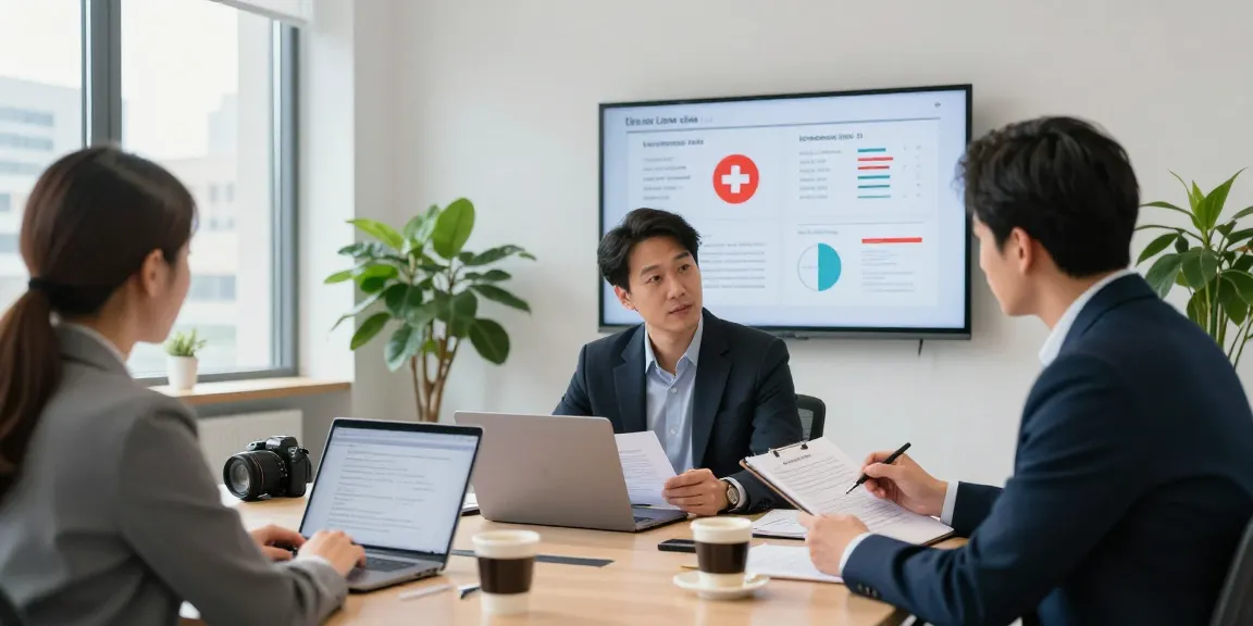 This Swiss law firm collaborates in a modern office, showcasing legal strategies and case discussions.