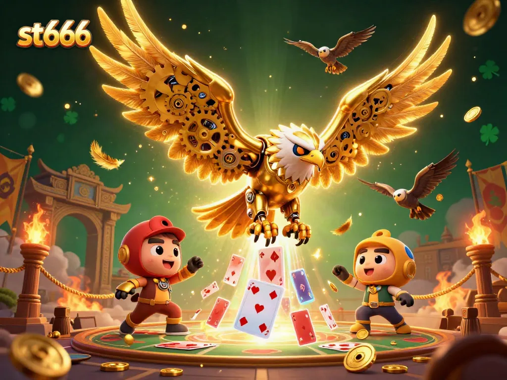 Experience thrilling st666 action in a vibrant 3D casino illustration with cyber elements and immersive atmosphere.