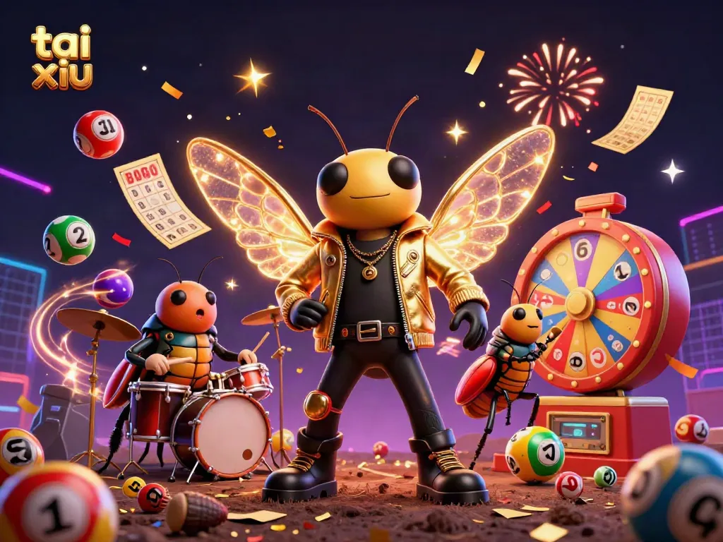 Experience the excitement of tai xiu betting with vibrant characters and dynamic gaming elements.