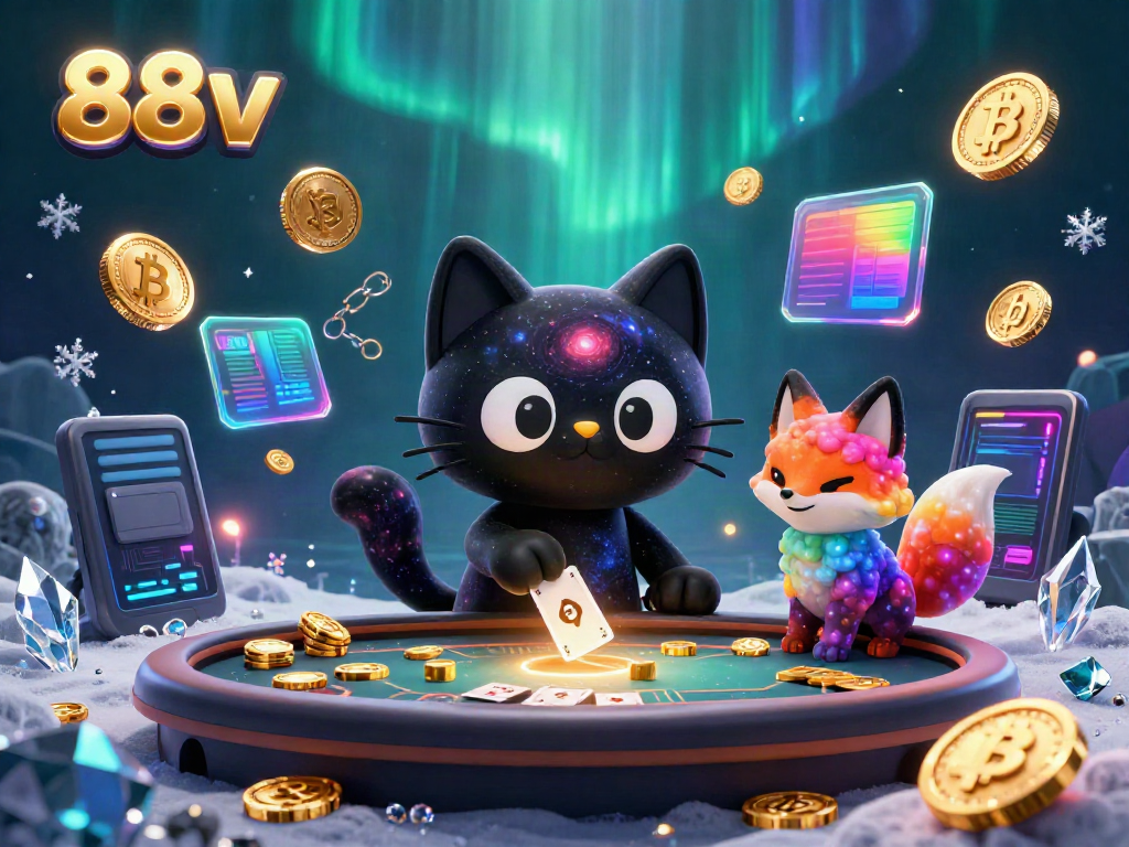 Experience thrilling gameplay at the 88vv casino with cosmic characters and enticing crypto elements.