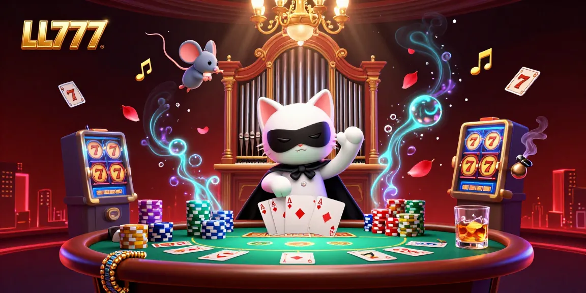 Experience thrilling gameplay with LL777's vibrant casino illustration featuring captivating characters and rich gaming elements.