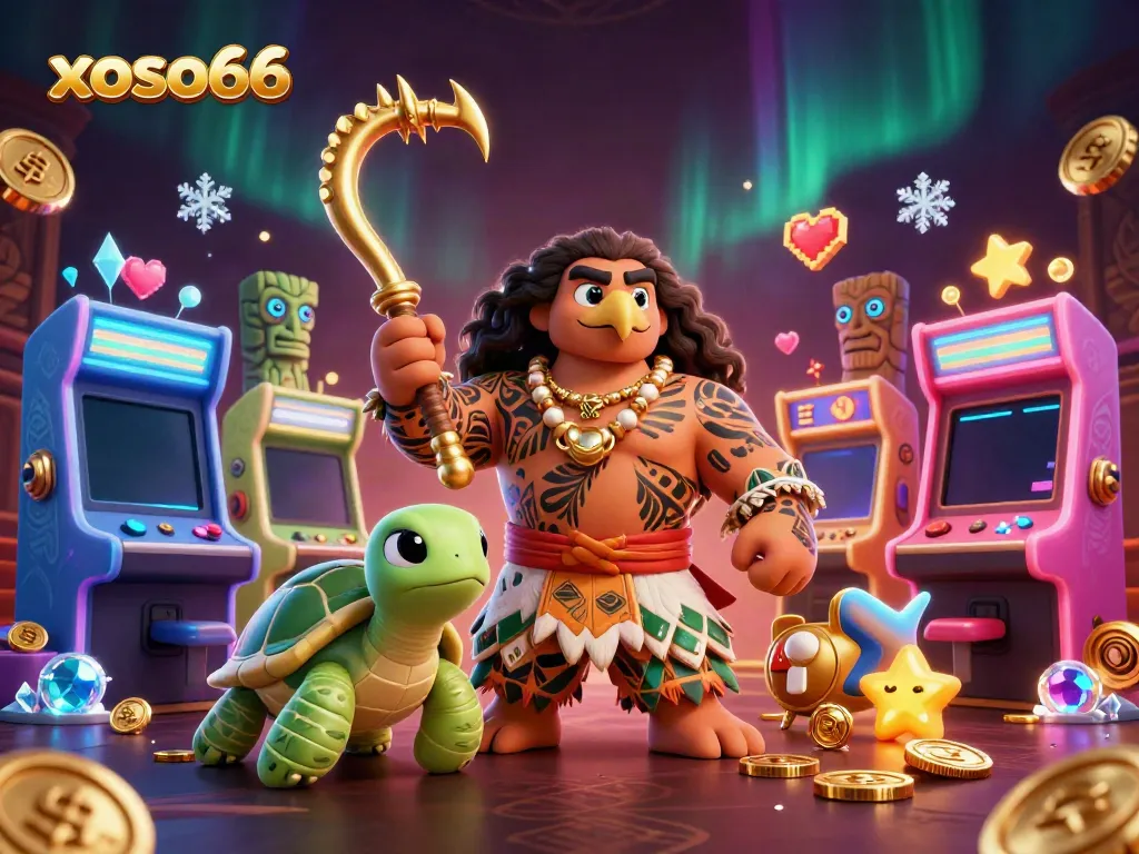 Embrace thrilling gaming experiences at xoso66 with vibrant 3D characters and casino elements.