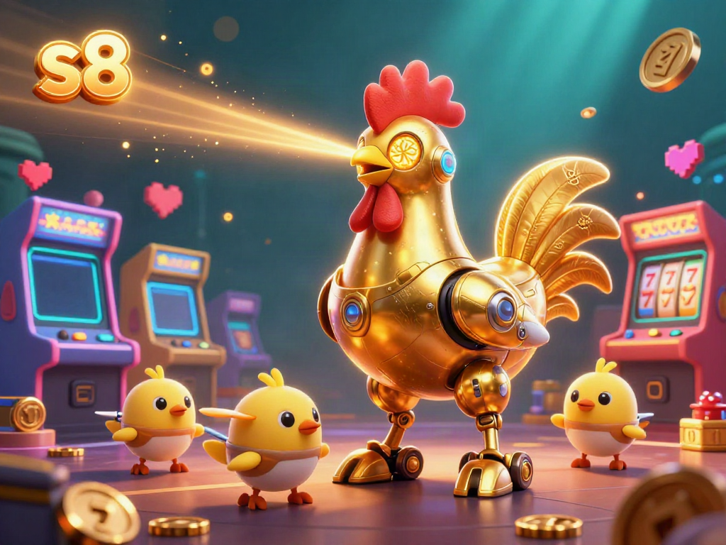 Experience the excitement of s8 with a vibrant casino scene featuring dynamic game elements.