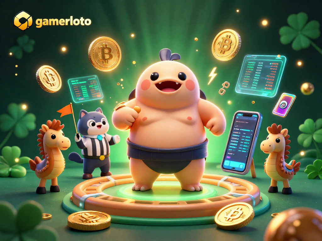 Experience interactive gameplay with gamerloto's vibrant digital casino scene featuring a lively underwater ring.