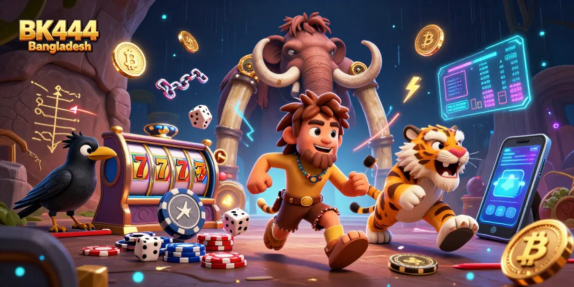 Experience thrilling gameplay at BK444 Bangladesh with slots, exciting characters, and crypto elements.
