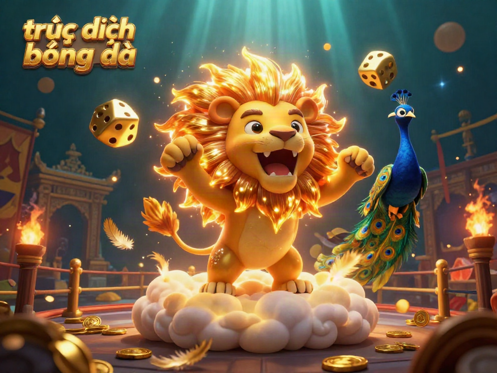 Experience trực tiếp bóng đá with thrilling matches and vibrant visuals featuring dynamic characters and elements.