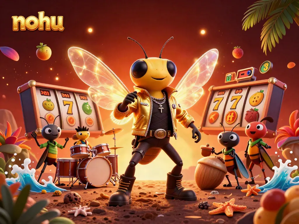 Win big with nohu in this vibrant 3D slot game featuring dynamic characters and elements.