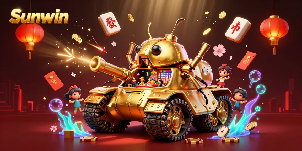 Experience thrilling gameplay with Sunwin’s vibrant casino scene featuring a golden beetle tank!