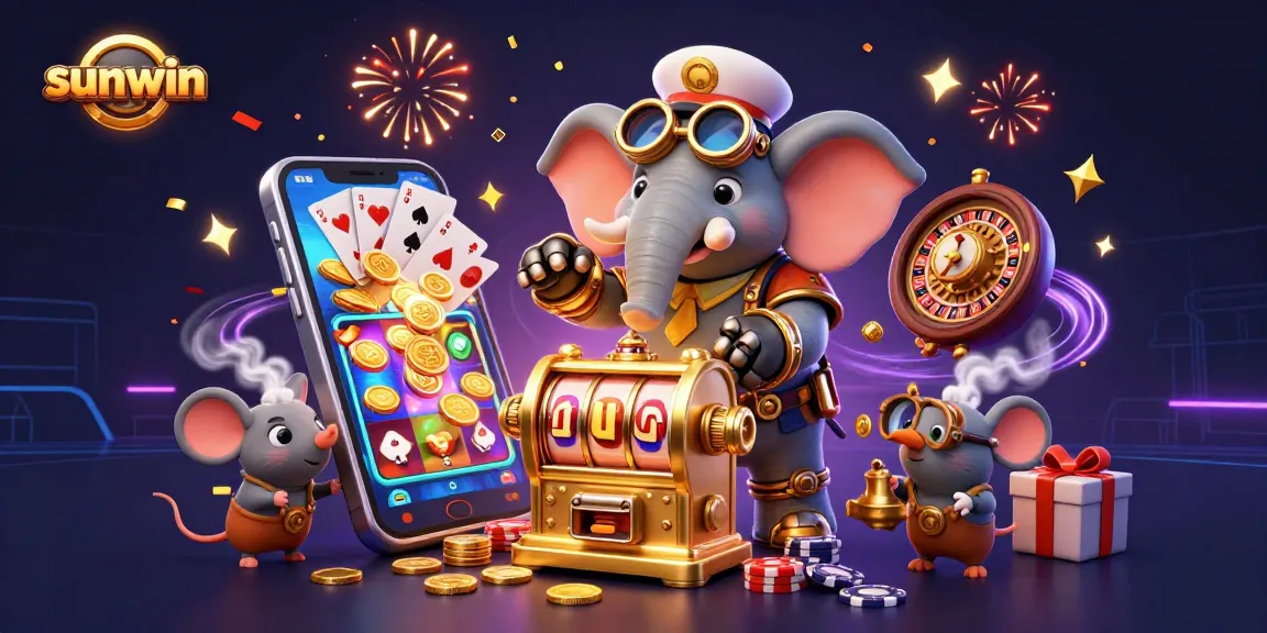 Spin and win at sunwin with captivating slot machines and playful characters.