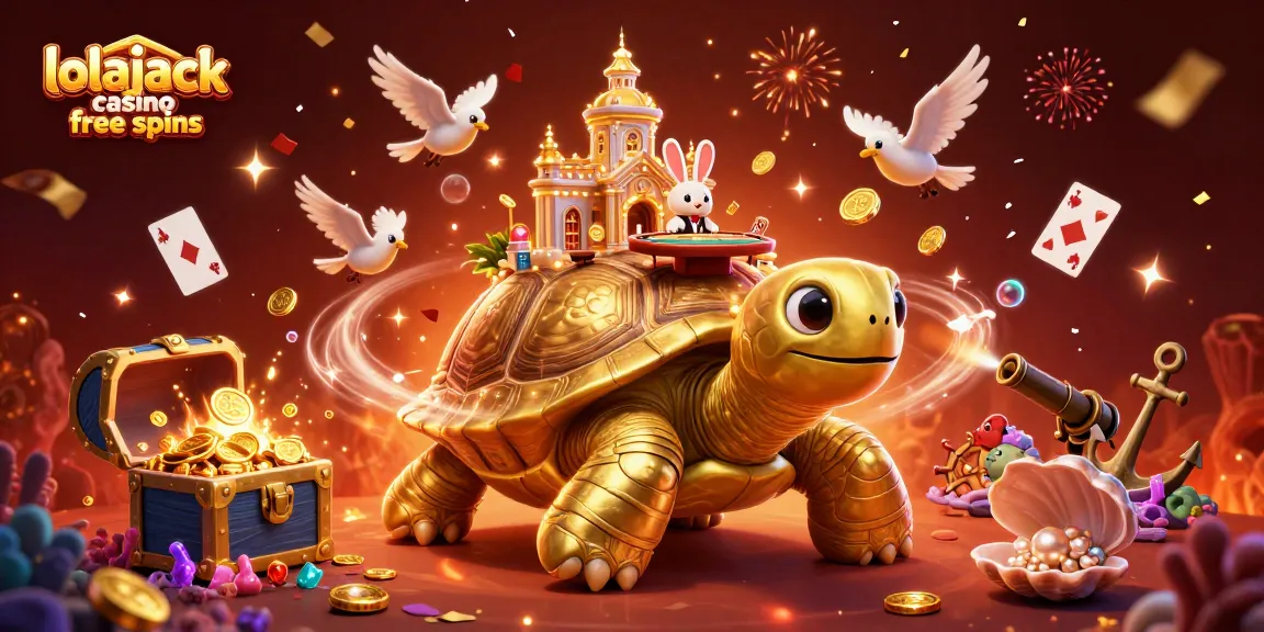 Enjoy lolajack casino free spins with our vibrant illustration showcasing thrilling gaming action.