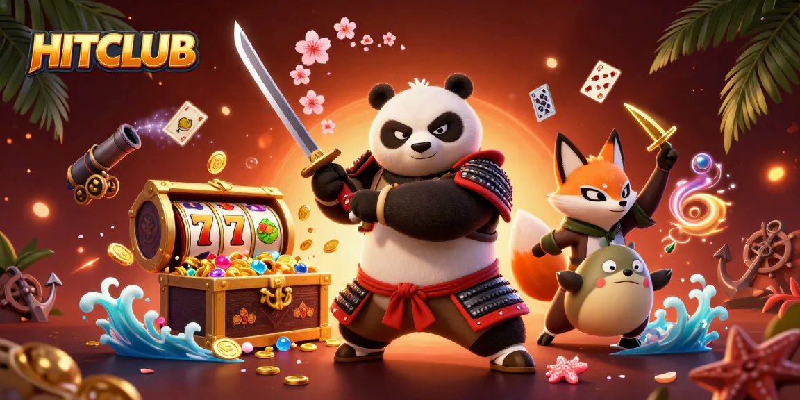 Join the excitement at HITCLUB with exhilarating slot games filled with treasures and vibrant characters.