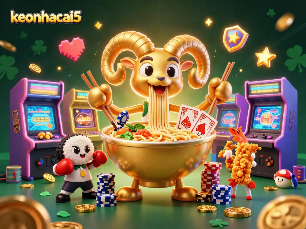 Experience the thrill of keonhacai5 with vibrant 3D casino characters battling for success!