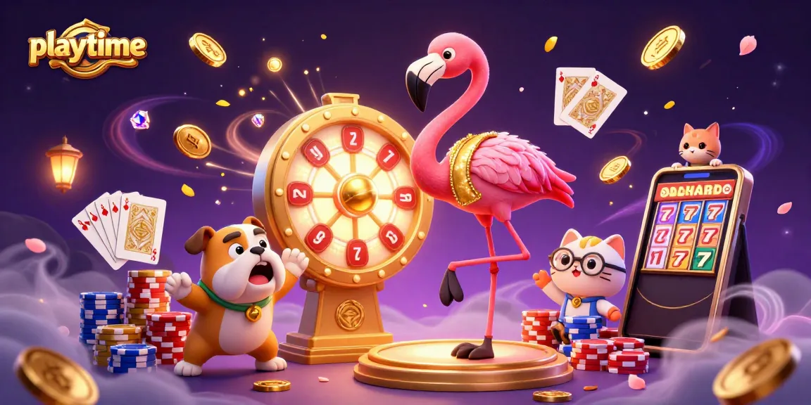 Experience the excitement of playtime with vibrant casino games, prizes, and winning moments!