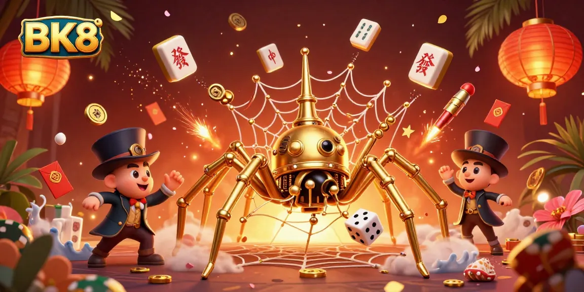 Experience thrilling gameplay with BK8 at this vibrant casino scene featuring unique steampunk elements.