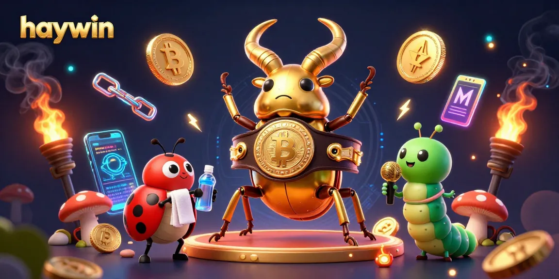 Experience the excitement of haywin with a dynamic casino showdown featuring a champion beetle and engaging game elements.