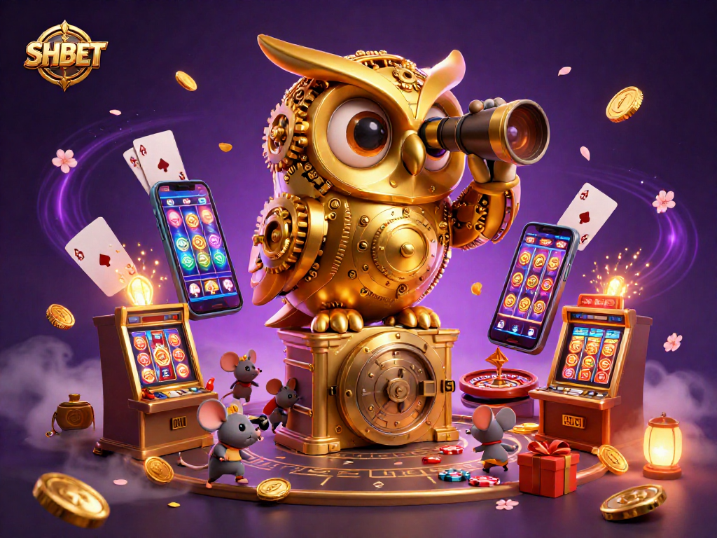Engage with SHBET's exciting gaming experience featuring vibrant casino elements and a thrilling atmosphere.