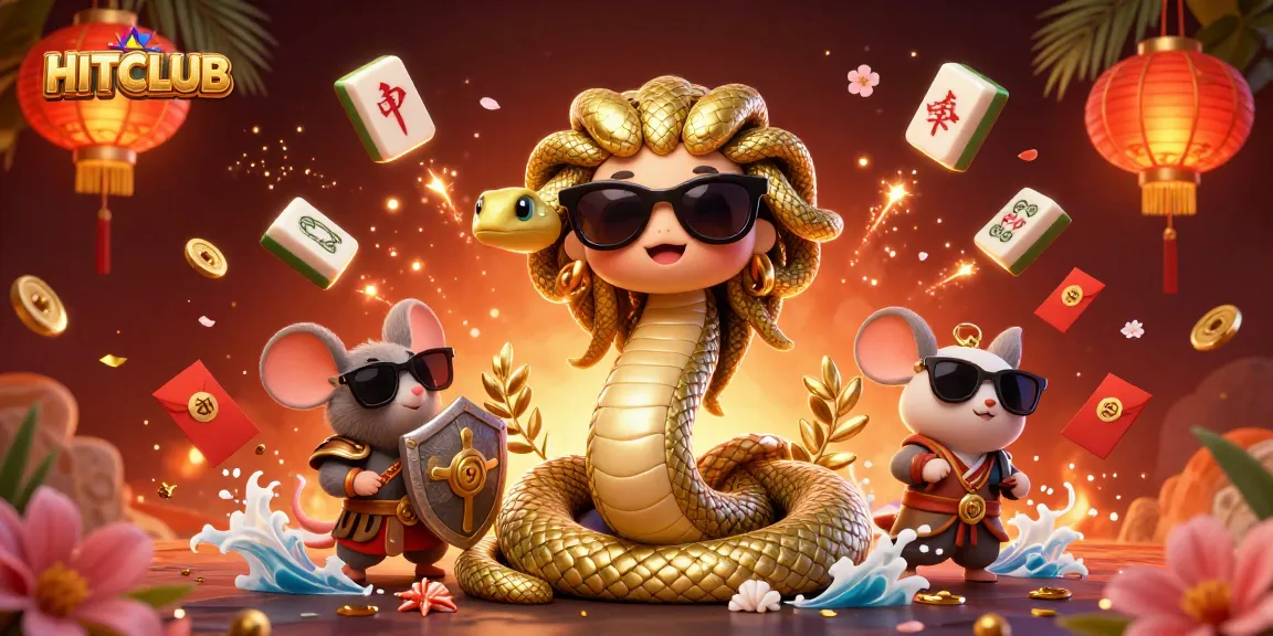 Experience the excitement at HITCLUB with an engaging 3D illustration featuring vibrant casino elements.