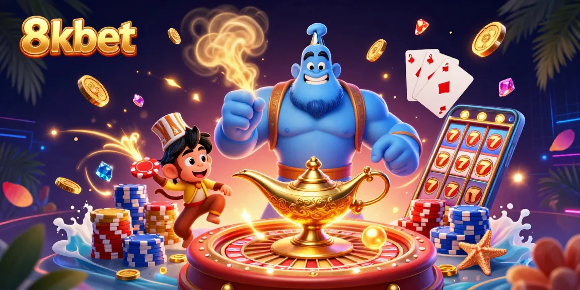 Experience the thrill of 8xbet casino with colorful characters and dynamic game elements.