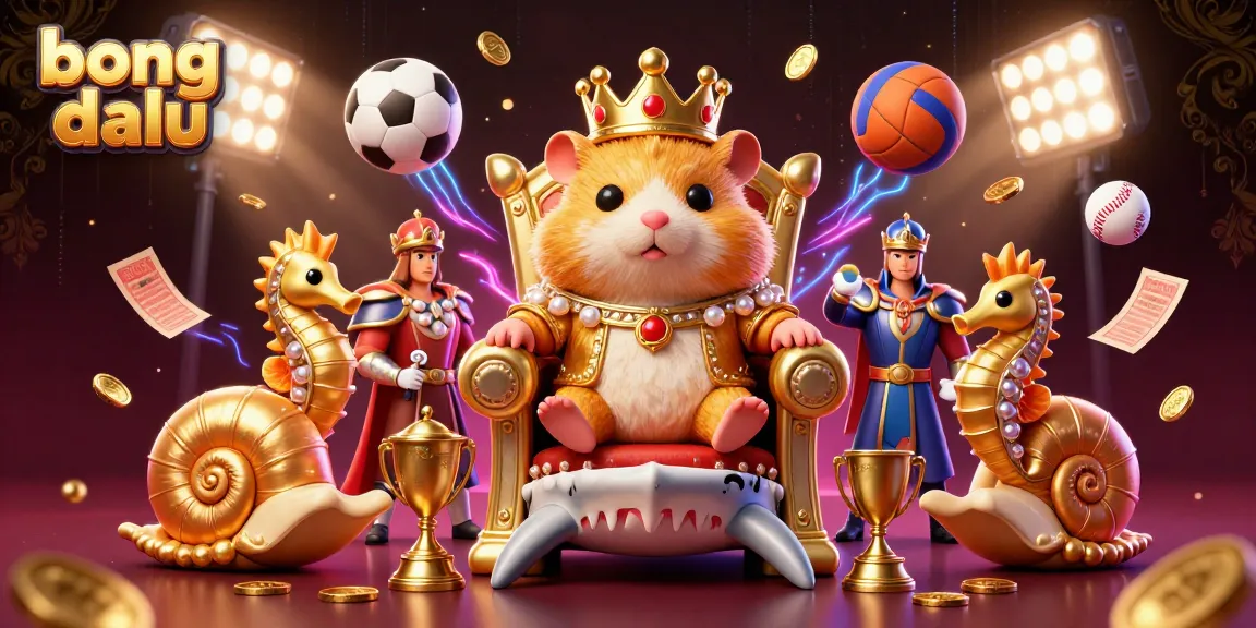 Engage with the thrilling world of bong da lu as the hamster king rules over a sports kingdom surrounded by dynamic gaming elements.