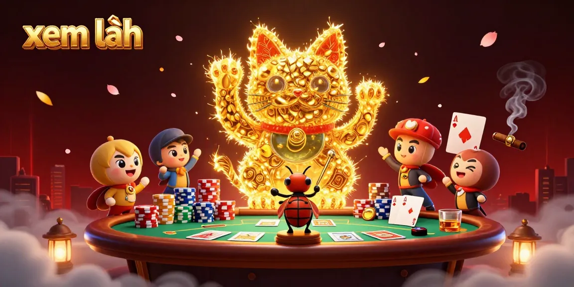 Experience the magic of gaming with the lucky cat symbolizing fun and excitement at the casino with xem thêm!