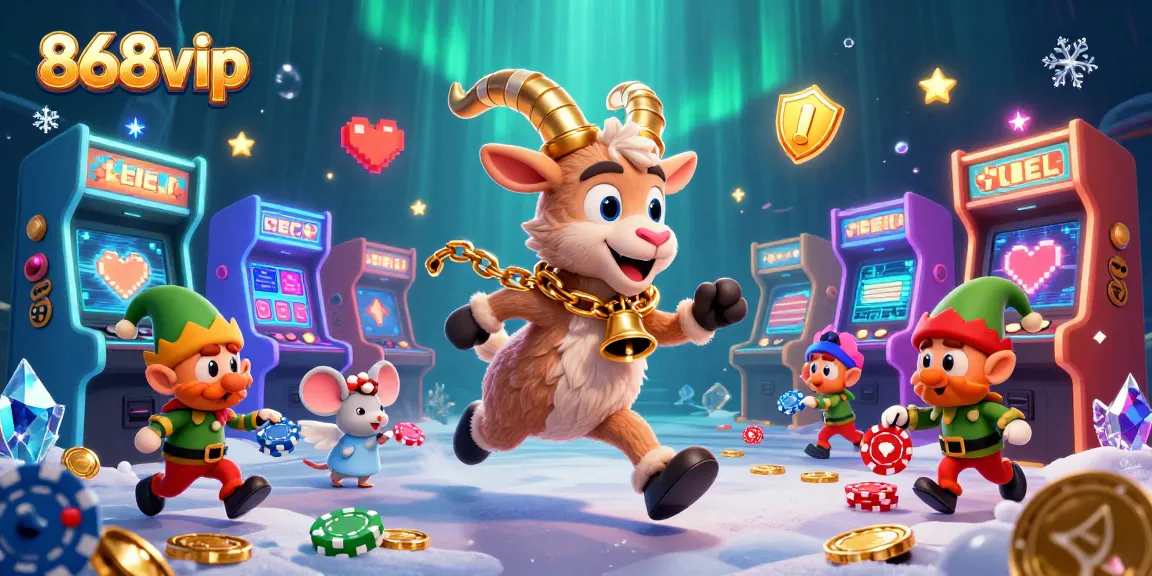 Experience the thrill of gaming at 868vip with exciting characters in a lively casino scene.