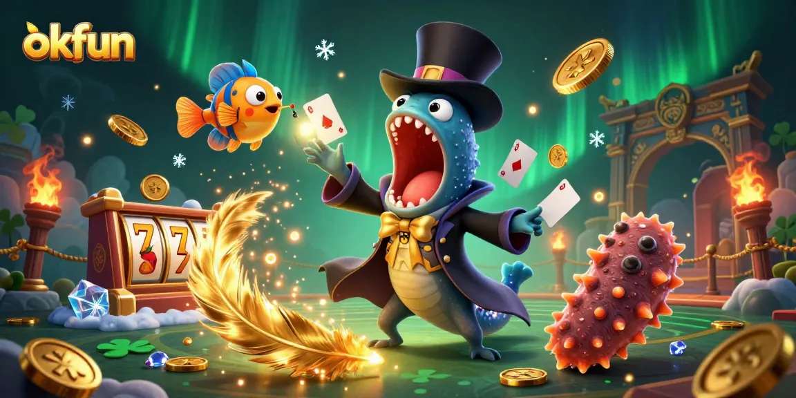 Experience thrilling gambling with okfun featuring a magical underwater casino act!