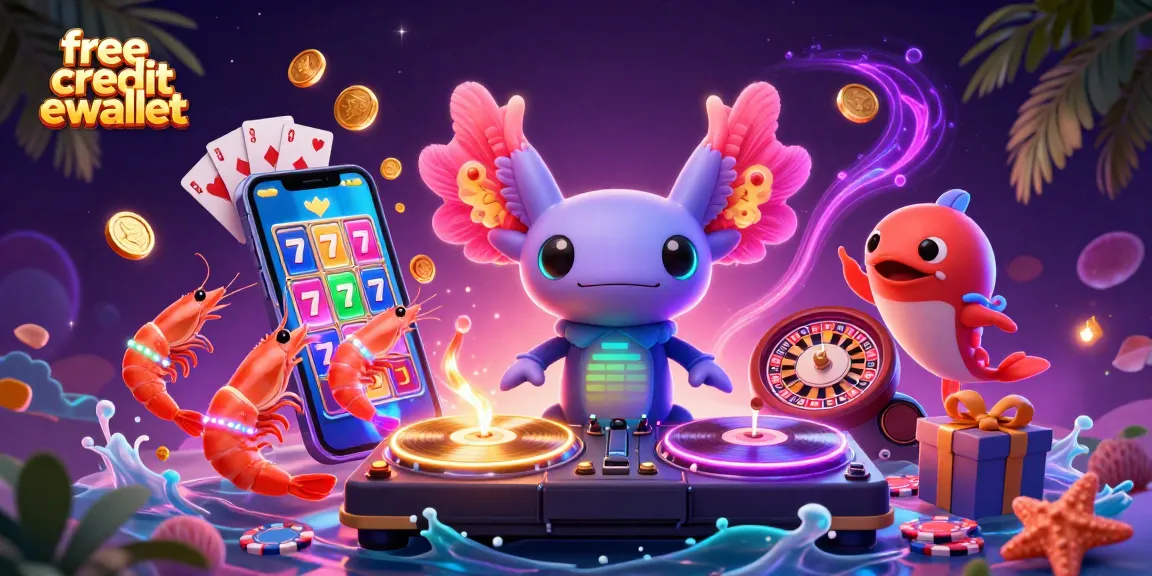 Engage with free credit ewallet while enjoying vibrant casino atmosphere and interactive gaming.