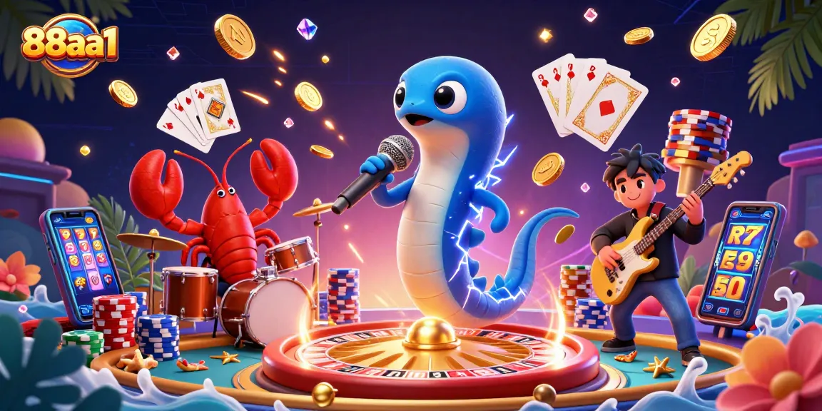 Engage in thrilling gaming experiences at 88aa1 with an electrifying underwater casino show.